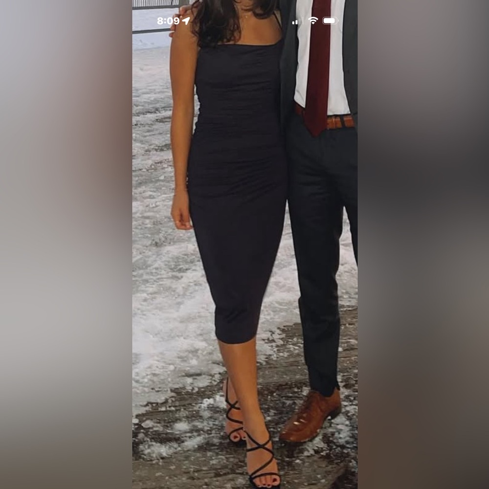 Susana Monaco Black Midi Dress